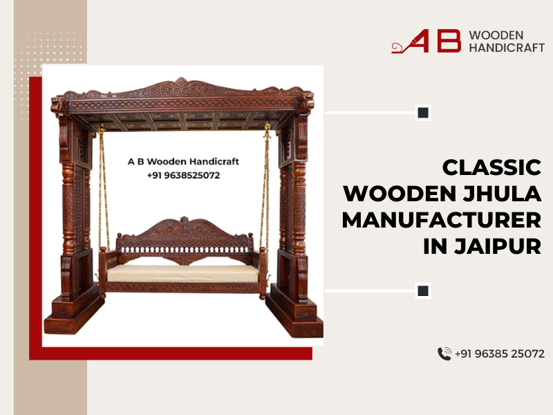 Classic Wooden Jhula Manufacturer in Jaipur