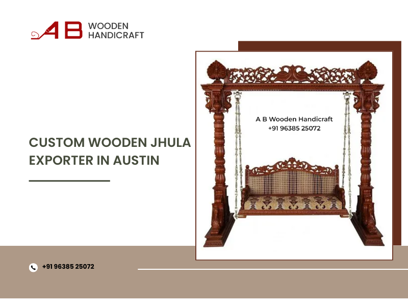 Custom Wooden Jhula Exporter in Austin