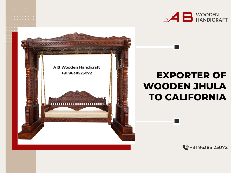 Exporter of Wooden Jhula to California