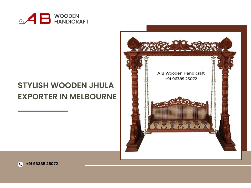 Stylish Wooden Jhula Exporter in Melbourne